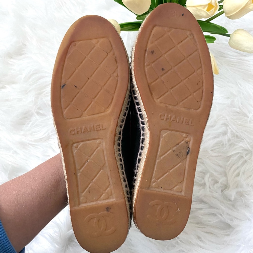 Black Chanel Espadrilles - SOLD - Picture 8 of 12